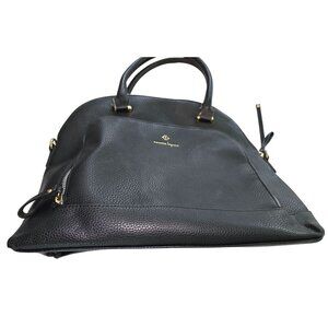 Nanette Lepore Black Dome Satchel Bag Purse